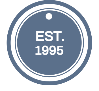 EST.1995 badge